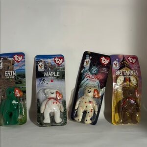 Ty Green and White Small Pets Collection